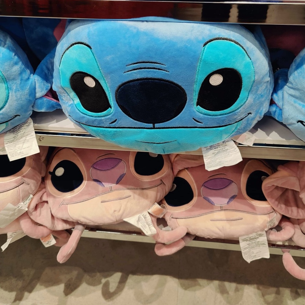 Stitch and Angel Pillows